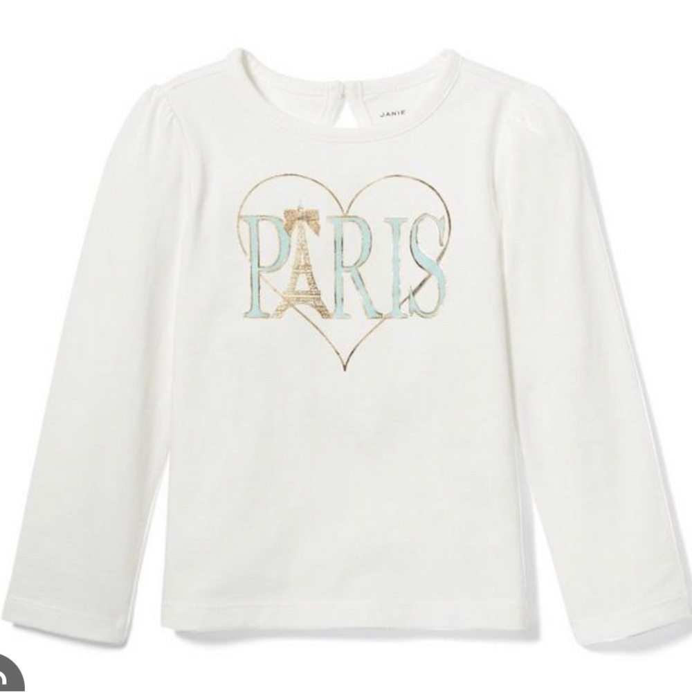 Janie and Jack “Paris” tee size 3